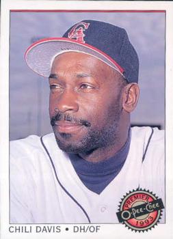 #24 Chili Davis - California Angels - 1993 O-Pee-Chee Premier Baseball