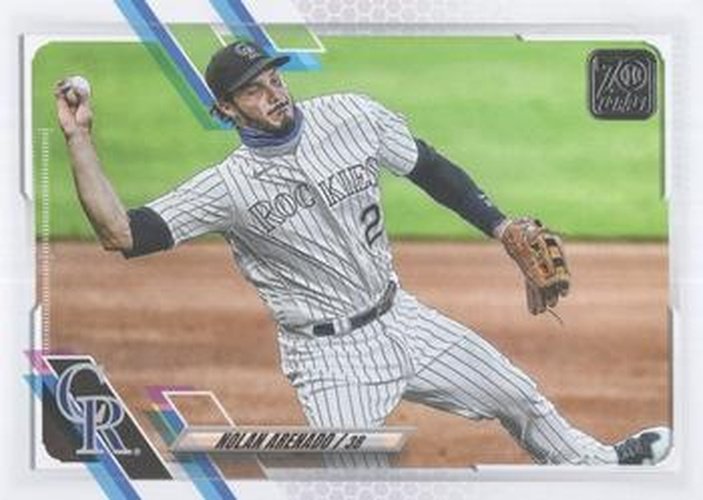 #24 Nolan Arenado - Colorado Rockies - 2021 Topps Baseball