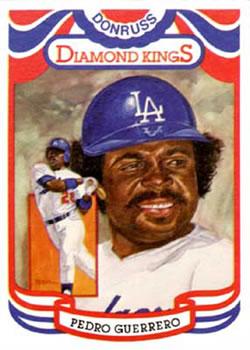 #24a Pedro Guerrero - Los Angeles Dodgers - 1984 Donruss Baseball