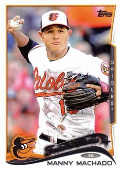 #24d Manny Machado - Baltimore Orioles - 2014 Topps Baseball