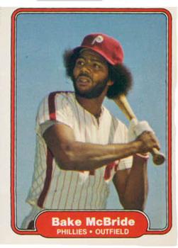 #250 Bake McBride - Philadelphia Phillies - 1982 Fleer Baseball