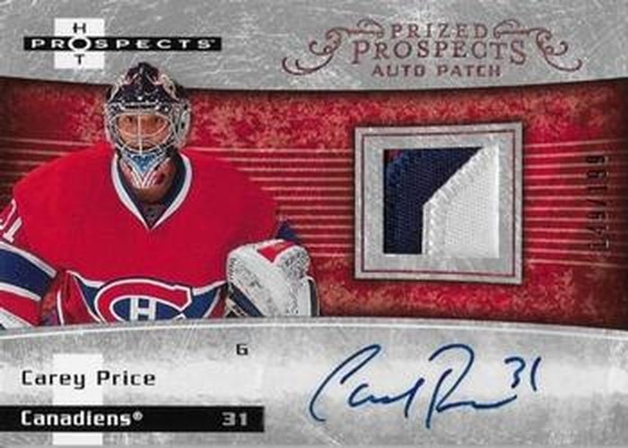 #250 Carey Price - Montreal Canadiens - 2007-08 Fleer Hot Prospects Hockey