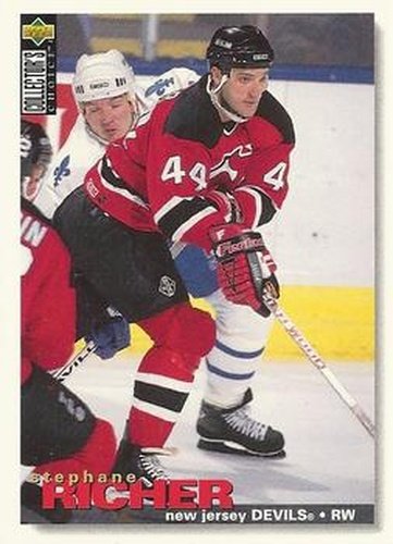 #250 Stephane Richer - New Jersey Devils - 1995-96 Collector's Choice Hockey