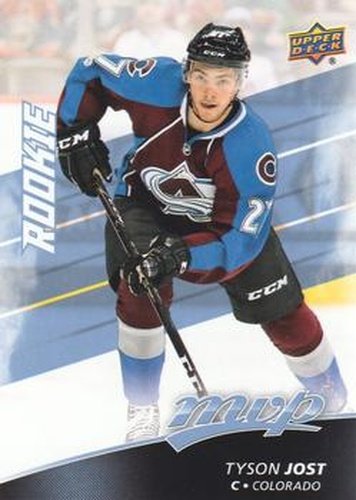 #250 Tyson Jost - Colorado Avalanche - 2017-18 Upper Deck MVP Hockey