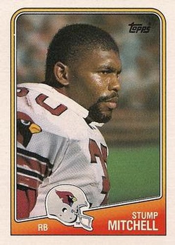 #250 Stump Mitchell - Phoenix Cardinals - 1988 Topps Football