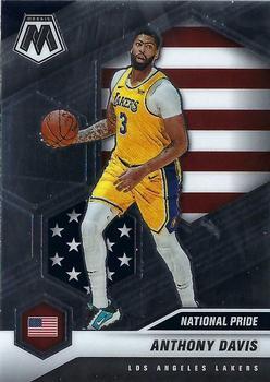 #250 Anthony Davis - Los Angeles Lakers - 2020-21 Panini Mosaic Basketball