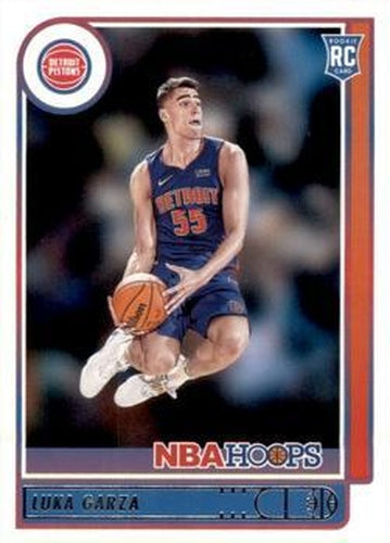#250 Luka Garza - Detroit Pistons - 2021-22 Hoops Basketball