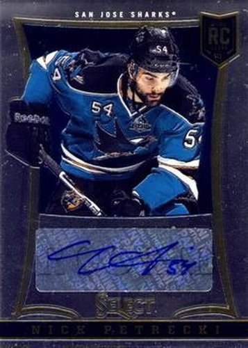 #250 Nick Petrecki - San Jose Sharks - 2013-14 Panini Select Hockey