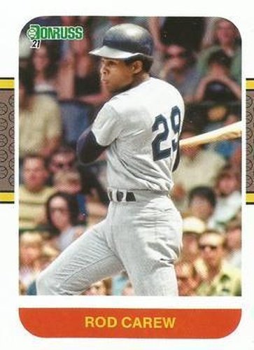 #250 Rod Carew - Minnesota Twins - 2021 Donruss Baseball