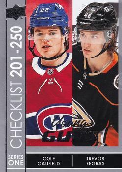 #250 Young Guns Checklist - Montreal Canadiens - 2021-22 Upper Deck Hockey