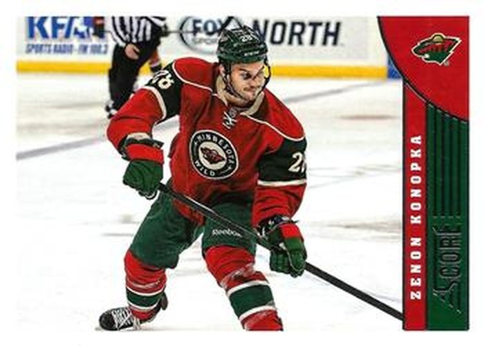 #250 Zenon Konopka - Minnesota Wild - 2013-14 Score Hockey