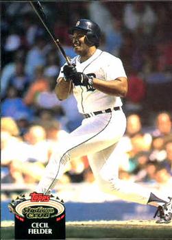 #250 Cecil Fielder - Detroit Tigers - 1992 Stadium Club Baseball
