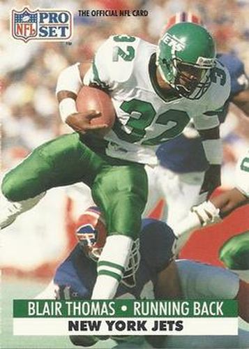 #250 Blair Thomas - New York Jets - 1991 Pro Set Football