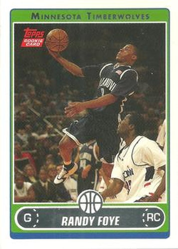 #250 Randy Foye - Minnesota Timberwolves - 2006-07 Topps Basketball