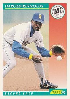 #250 Harold Reynolds - Seattle Mariners - 1992 Score Baseball