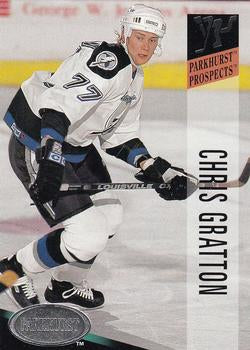 #250 Chris Gratton - Tampa Bay Lightning - 1993-94 Parkhurst Hockey