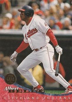 #251 Albert Belle - Cleveland Indians - 1994 Leaf Baseball