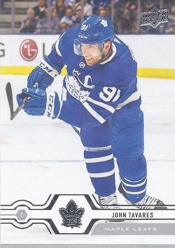 #251 John Tavares - Toronto Maple Leafs - 2019-20 Upper Deck Hockey