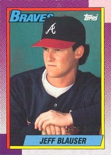 #251 Jeff Blauser - Atlanta Braves - 1990 O-Pee-Chee Baseball