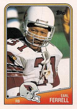 #251 Earl Ferrell - Phoenix Cardinals - 1988 Topps Football