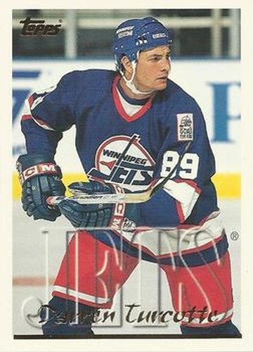 #251 Darren Turcotte - Winnipeg Jets - 1995-96 Topps Hockey