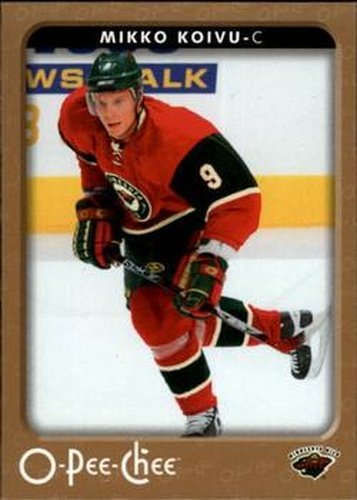 #251 Mikko Koivu - Minnesota Wild - 2006-07 O-Pee-Chee Hockey