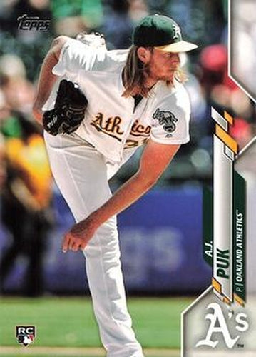 #251 A.J. Puk - Oakland Athletics - 2020 Topps Baseball