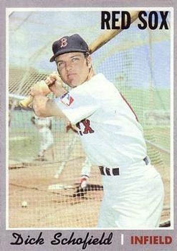 #251 Dick Schofield - Boston Red Sox - 1970 Topps Baseball