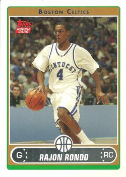 #251 Rajon Rondo - Boston Celtics - 2006-07 Topps Basketball