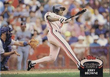 #251 Jerry Browne - Cleveland Indians - 1992 Stadium Club Baseball