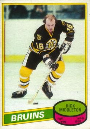 #251 Rick Middleton - Boston Bruins - 1980-81 O-Pee-Chee Hockey