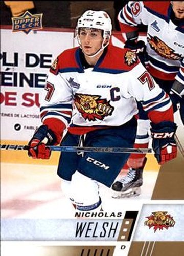 #252 Nicholas Welsh - Moncton Wildcats - 2017-18 Upper Deck CHL Hockey