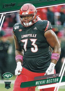 #252 Mekhi Becton - New York Jets - 2020 Panini Prestige Football