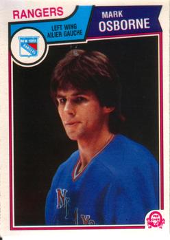#252 Mark Osborne - New York Rangers - 1983-84 O-Pee-Chee Hockey
