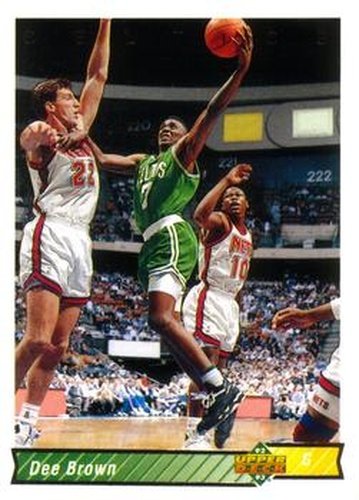 #252 Dee Brown - Boston Celtics - 1992-93 Upper Deck Basketball