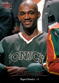#252 Sherrell Ford - Seattle SuperSonics - 1995-96 Upper Deck Basketball