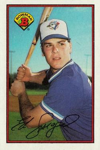 #252 Ed Sprague - Toronto Blue Jays - 1989 Bowman Baseball