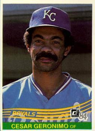 #252 Cesar Geronimo - Kansas City Royals - 1984 Donruss Baseball