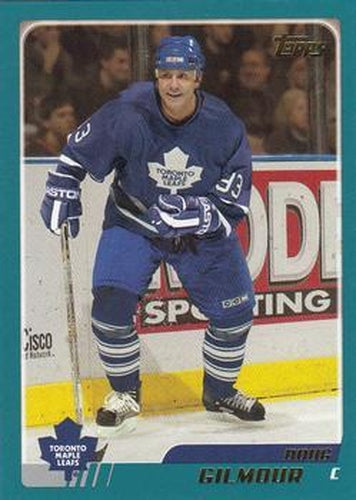 #252 Doug Gilmour - Toronto Maple Leafs - 2003-04 Topps Hockey