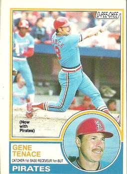 #252 Gene Tenace - Pittsburgh Pirates - 1983 O-Pee-Chee Baseball