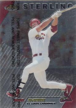 #252 Mark McGwire - St. Louis Cardinals - 1999 Finest Baseball