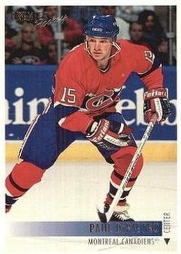 #252 Paul DiPietro - Montreal Canadiens - 1994-95 Topps Premier Hockey
