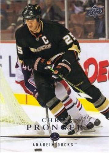 #252 Chris Pronger - Anaheim Ducks - 2008-09 Upper Deck Hockey