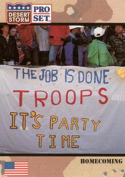 #252 Homecoming - 1991 Pro Set Desert Storm