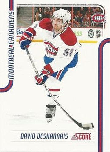 #252 David Desharnais - Montreal Canadiens - 2011-12 Score Hockey