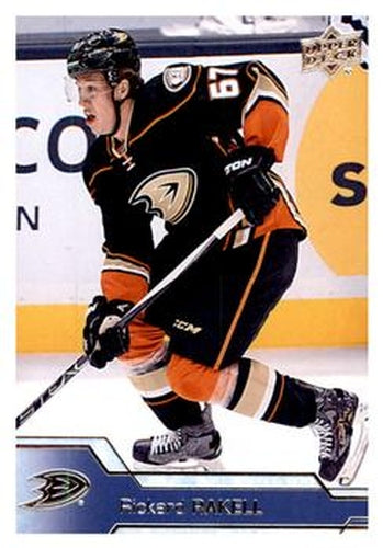 #252 Rickard Rakell - Anaheim Ducks - 2016-17 Upper Deck Hockey