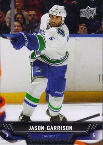 #252 Jason Garrison - Vancouver Canucks - 2013-14 Upper Deck Hockey
