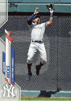 #252 Aaron Hicks - New York Yankees - 2020 Topps Baseball