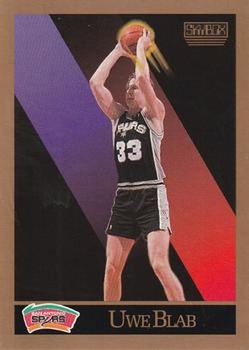 #253 Uwe Blab - San Antonio Spurs - 1990-91 SkyBox Basketball