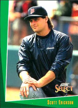 #253 Scott Erickson - Minnesota Twins - 1993 Select Baseball